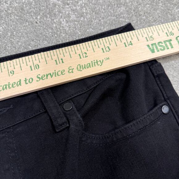 Quince NWOT Stretch High Rise Wide Leg Jeans Black Sz 29 30" - Picture 14 of 14